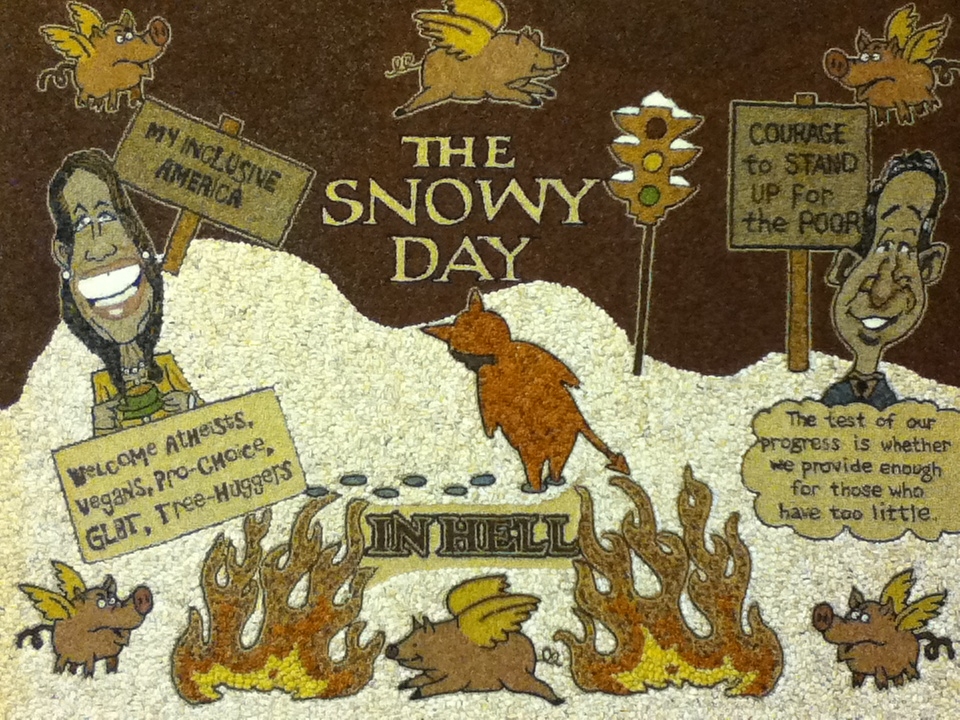 [Laura Melnick Snowy Day in Hell image]